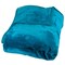 Hastings Home Hastings Home Solid Soft Heavy Thick Plush Mink Blanket 8 pound - Aqua 498752CTD - alternate 2